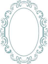 Oval Scroll Frame 424 Printable Frames Card Patterns Parchment Craft