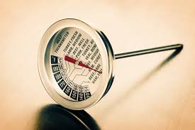 • to use a meat thermometer for meats such as ribs, or a rack of lamb, check in the center portion, away from bones or gristle. How To Use A Meat Thermometer Epicurious