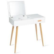 Coiffeuse Scandinave Lisa Miroir Rabattable Vente De Id Market Conforama En 2020 Coiffeuse Scandinave Coiffeuse Coiffeuse En Bois