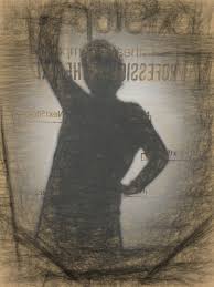 Image result for shadow behind screen painting