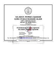 Menghargai dan menghayati ajaran agama yang dianutnya. Top Pdf Silabus Ipa Smp Kelas 7 8 9 Semester 1 Dan 2 123dok Com
