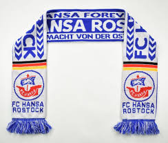 Bundesliga 20 märz um 14:00. Hansa Rostock Scarf Football Soccer European Clubs German Clubs Other German Clubs Classic Shirts Com