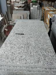 Kitchen countertop, island top kitchen island top. G439 Big White Flower Beta White Flamed Granite Tiles Granite Tiles