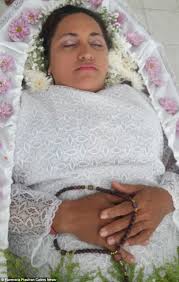 The beauty of polish girls and the beauty of our coffins. Brazilian Woman Pretends To Have Died In A Coffin To Experience Own Funeral Daily Mail Online