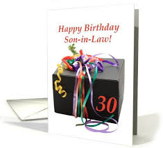 Best Birthday Gift For Son In Law Son In Law 30th Birthday Gift With Ribbons Card Husband Birthday Card 60th Birthday Cards Birthday Cards For Son