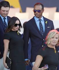 Captain's assistant tiger woods of the u.s. Tiger Woods And Girlfriend Erica Herman Walk Hand In Hand At 2018 Ryder Cup Opening Ceremony Tiger Woods Ryder Cup Tiger Woods Girlfriend