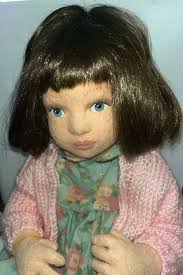 Vintage 1999 Debbie Richmond Artist Felt Doll, Poseable, All Felt Jointed  Body . Other