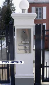 Zaunpfeiler Torpfeiler Zaunsaulen Aus Beton Pfeiler Pfeileraufsatz Zaun Toreinfahrt Tor