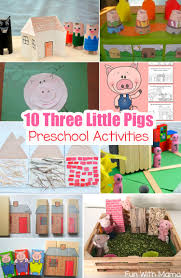 Click on the link of your choice (below) to print the template. 10 Three Little Pigs Preschool Activities Fun With Mama