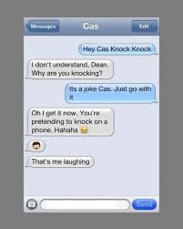 In fact, it lets you playfully get a bit dominant. Funny Knock Knock Jokes Sent By Texts Rocket Geeks