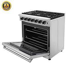 Thor Kitchen 36 Inch Freestanding Pro Style Professional Gas Range With 6 0 Cu Ft Oven 6 Burners In Stainless Steel Lrg360 Gas Range Kitchen Free Standing