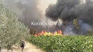 Ακόμα δεν έχει κάτσει ο καπνός από τη μεγάλη φωτιά στην βαρυμπόμπη όπου οι κάτοικοι μετρούν τις πληγές τους όπως και σε πολλές άλλες περιοχές. Korin8os Mainetai H Megalh Fwtia Sto Kalentzi Enisxy8hkan Oi Pyrobestikes Dynameis