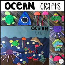 Fun for budding artists and keepsakes for parents! Ocean Crafts And Activities For Preschool And Kindergarten