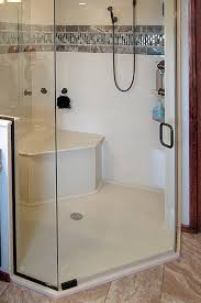 Solid Surface Wall Panels And Shower Pan Shower Stall Shower Renovation Corner Shower Stalls