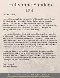 Licensed Practical Nurse Cover Letter Samples Templates Pdf Word 2021 Lpn Cover Letters Rb