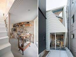 Bud House In Tokyo Features Split Level Living Areas House Tokyo Modern Japanese Architecture Japanese Small House