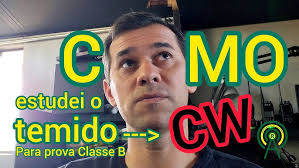 Transmissão cw prova classe B radioamador