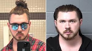 Man bun has found himself in hot water again. The former Illinois State  University teaching assistant who went viral for flipping over a TPUSA  table has landed in trouble again, this time