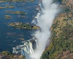 Image of Victoria Falls on the Zambezi River