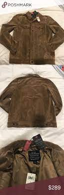 Lucky Brand Suede Leather Trucker Jacket Size L Lucky Brand Clothes Design Jackets