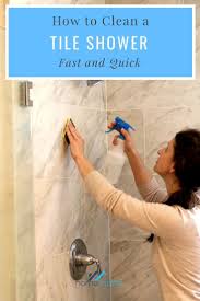 How To Clean And Maintain A Tile Shower In 2020 Shower Tile Cleaning Shower Tiles Shower Cleaning Hacks