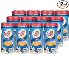 Nestle coffee mate coffee creamer, french vanilla, liquid creamer singles, non dairy, no refrigeration, box of 180 4.7 out of 5 stars 5,215 35 offers from $19.75 Nestle Coffee Mate Coffee Creamer French Vanilla Non Dairy Powder Creamer 15 Ounces Pack Of 12 Amazon Com Grocery Gourmet Food