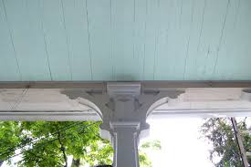 Sky blue porch ceilings had another benefit. Color Diary Blue Porch Ceilings Huffpost Life