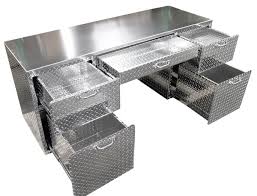 Black Aluminum Diamond Plate Near Me Camco Mfg Custom Diamond Plate Executive Desk Desks Diamond Plate Furniture Furniture The Garage Store Hobby Desk Diamond Plate Hobby Shops Near Me