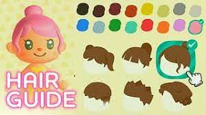 Unlock All Hairstyles Colors Animal Crossing New Horizons Beginner Guide Youtube