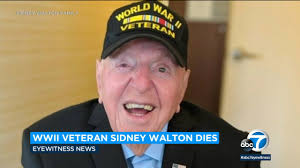 Sidney Walton, 102, one of America's oldest WWII veterans, dies in Santa  Monica
