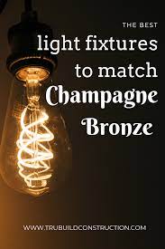Brass bathroom light fixtures are probably what you are used to seeing as they have been used in new homes for many years now. The Best Light Fixtures To Match Delta Champagne Bronze Trubuild Construction