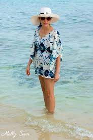 So pull out your favorite fabrics, some old tees, and a pair of scissors and start crafting! Sew A Beach Cover Up Melly Sews
