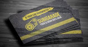 You can also add information on the back of each business card such as your. Car Mechanic Business Card By Mmounirf Graphicriver