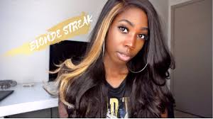 Find out here how blonde streaks work best in your hair and what techniques are trendy. Dying Blonde Streak In My Hair Ft Laki Hair Youtube