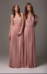 Matron Maid Of Honor Infinity Dress Color Old Rose Flowers White And Pink Wedding Dresses Brisbane Beautiful Bridesmaid Dresses Bridesmaid Dresses