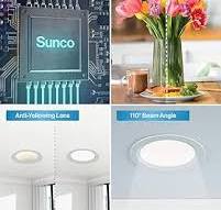 Sunco 24 Pack 6 Inch LED Recessed Light, Ceiling Canless ...