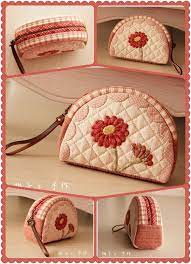 桃子 s手作 粉嫩花包 先染手拿包 桃子 新浪博客 patchwork bags quilted bag purses