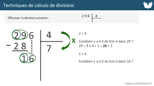 Division : Techniques de calculs - Cours de maths - YouTube