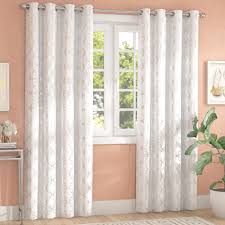 Check spelling or type a new query. House Of Hampton Kittrell Metallic Top Geometric Semi Sheer Grommet Curtain Panels Reviews Wayfair