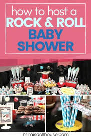 Rock N Roll Baby Shower Rockabye Baby