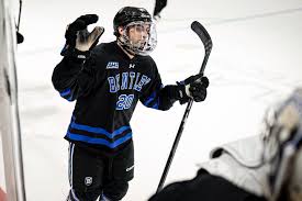 Falcons Win Game 1!! A.J. Hodges had a natural hat trick in the 3rd period  and the Falcons rallied from 2-0 down for a 5-2 victory