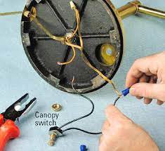 In the diagrams ax indicates a lamp connected between terminals e and f. How To Repair Lamp Switches Better Homes Gardens