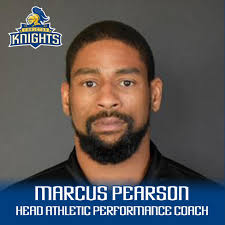 The Carleton Knights are excited to welcome Marcus Pearson as our new Head  Strength & Conditioning Coach! He was a cavalry scout in the US Army and  comes to Carleton after stops