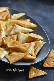 Low Carb Keto Tortilla Chips Recette Avec Images Recette De Chips Idee Recette Alimentation