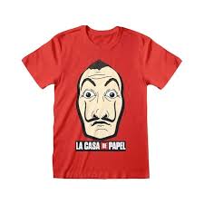 Hidden behind the face of the painter salvador dali as well. Toys T Shirt Money Heist Mask Logo Gedalabels Swizerland Geneva S