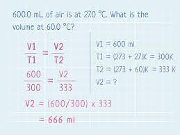 Here is the charles' law formula and an explanation of how it applies to gases. 3 Ways To Demonstrate Charles S Law Wikihow
