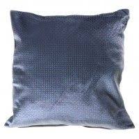 Yastik Kilifi Agnes 40 X 40cm Gri Mavi Metalik Throw Pillows Pillows Bed