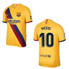 Dies ist das originaltrikot, so wie es die spieler auf dem platz tragen. Nike Fc Barcelona Trikot Away Kinder 2019 2020 Messi 10 Sportiger De