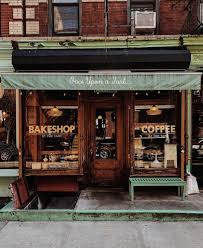 New York City Nyc Coffee Shop Coffee Shop Aesthetic Cafe Exterior