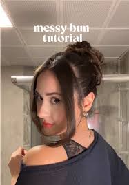 Messy Bun Tutorials Dani Klieber
